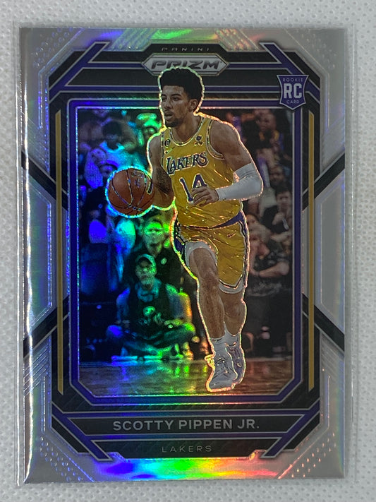 2022-23 Panini Prizm Scotty Pippen Jr. Silver Prizm RC Rookie #232 Los Angeles Lakers