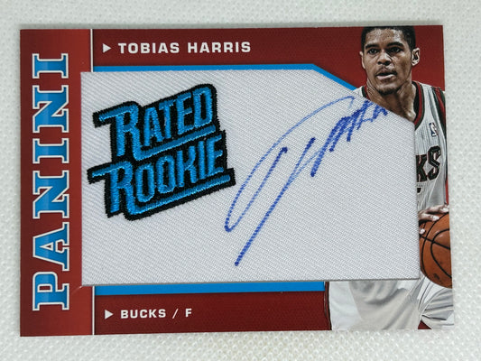 2012-13 Panini Rated Rookie Signatures #59 Tobias Harris /50 Milwaukee Bucks