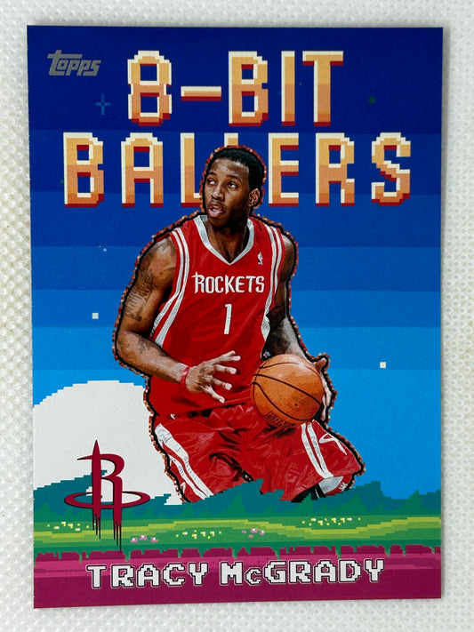 2025-26 Topps Basketball 8-Bit Ballers Tracy McGrady #8B-27 Houston Rockets