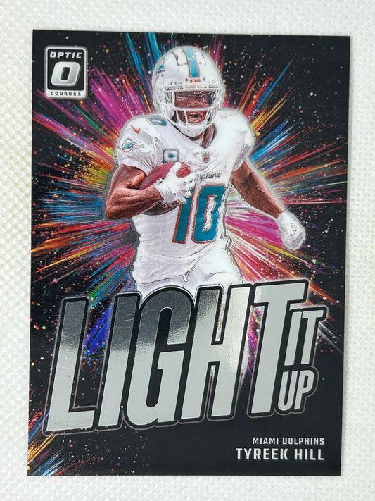 2024 Panini Donruss Optic - Light It Up Tyreek Hill #20 Miami Dolphins