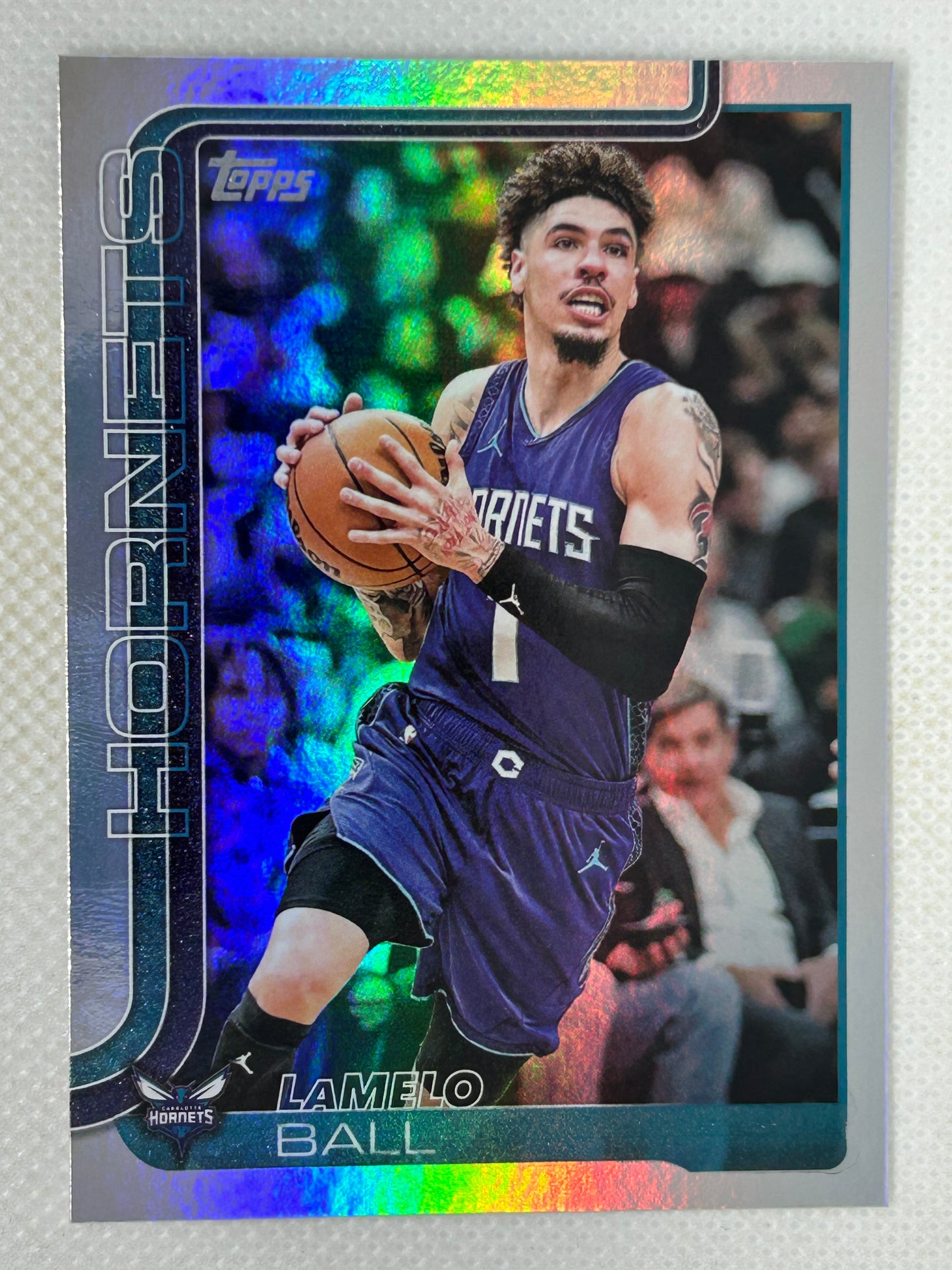 2025-26 Topps Basketball #67 LaMelo Ball Silver Holo SP Charlotte Hornets