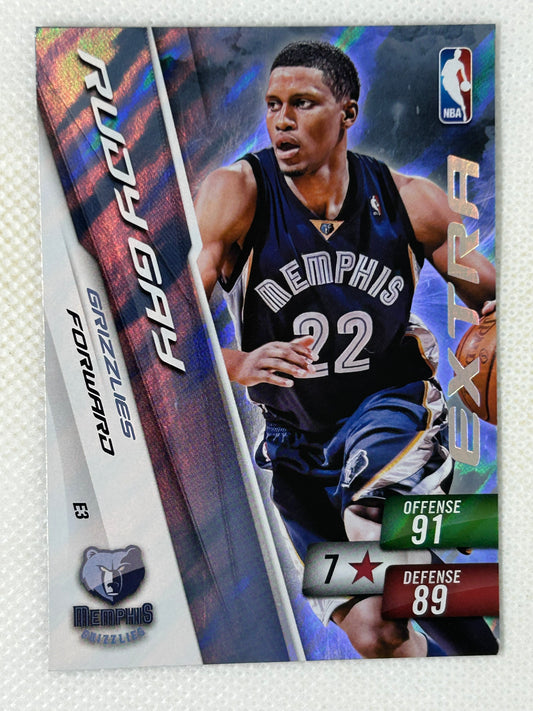 2010-11 Panini Adrenalyn XL Extra Rudy Gay #E3 Memphis Grizzles