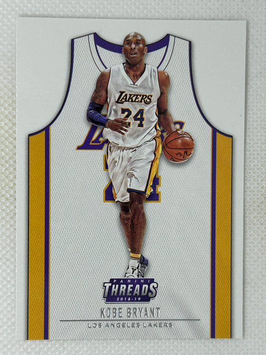 2018-19 Panini Threads Icon White Jersey SSP Kobe Bryant #131 Los Angeles Lakers