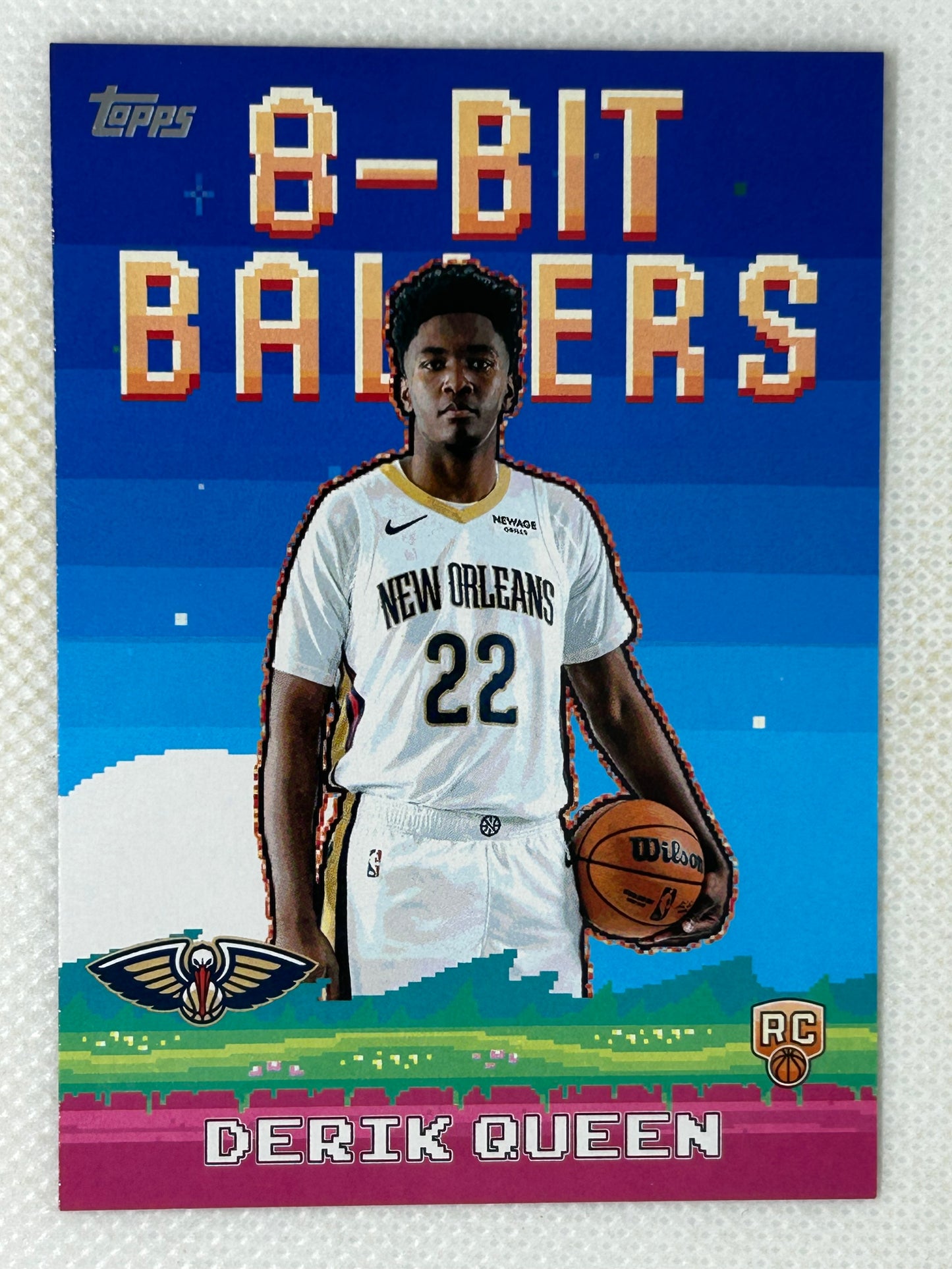 2025-26 Topps 8-Bit Ballers Rookie #8B-39 Derik Queen New Orleans Pelicans