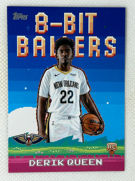 2025-26 Topps 8-Bit Ballers Rookie #8B-39 Derik Queen New Orleans Pelicans