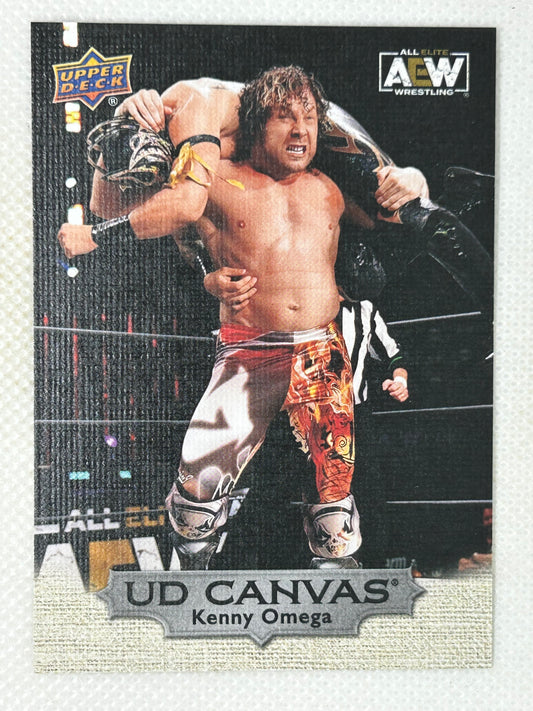 2022 Upper Deck AEW All Elite Wrestling UD Canvas SP Kenny Omega #C34