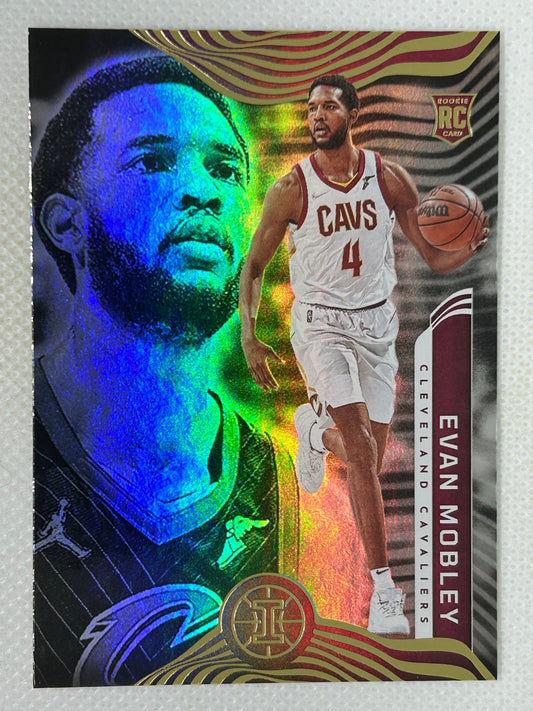 2021-22 Panini Illusions Evan Mobley Rookie Card #153 Cleveland Cavaliers