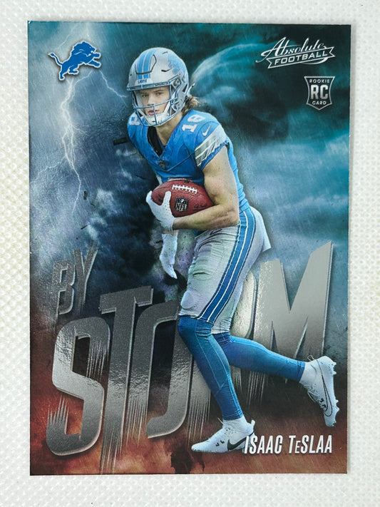 2025 Panini Absolute By Storm Isaac Teslaa #5 Detroit Lions