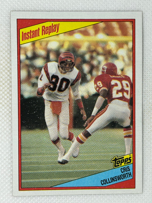 1984 Topps Instant Replay Chris Collinsworth #38 Cincinnati Bengals