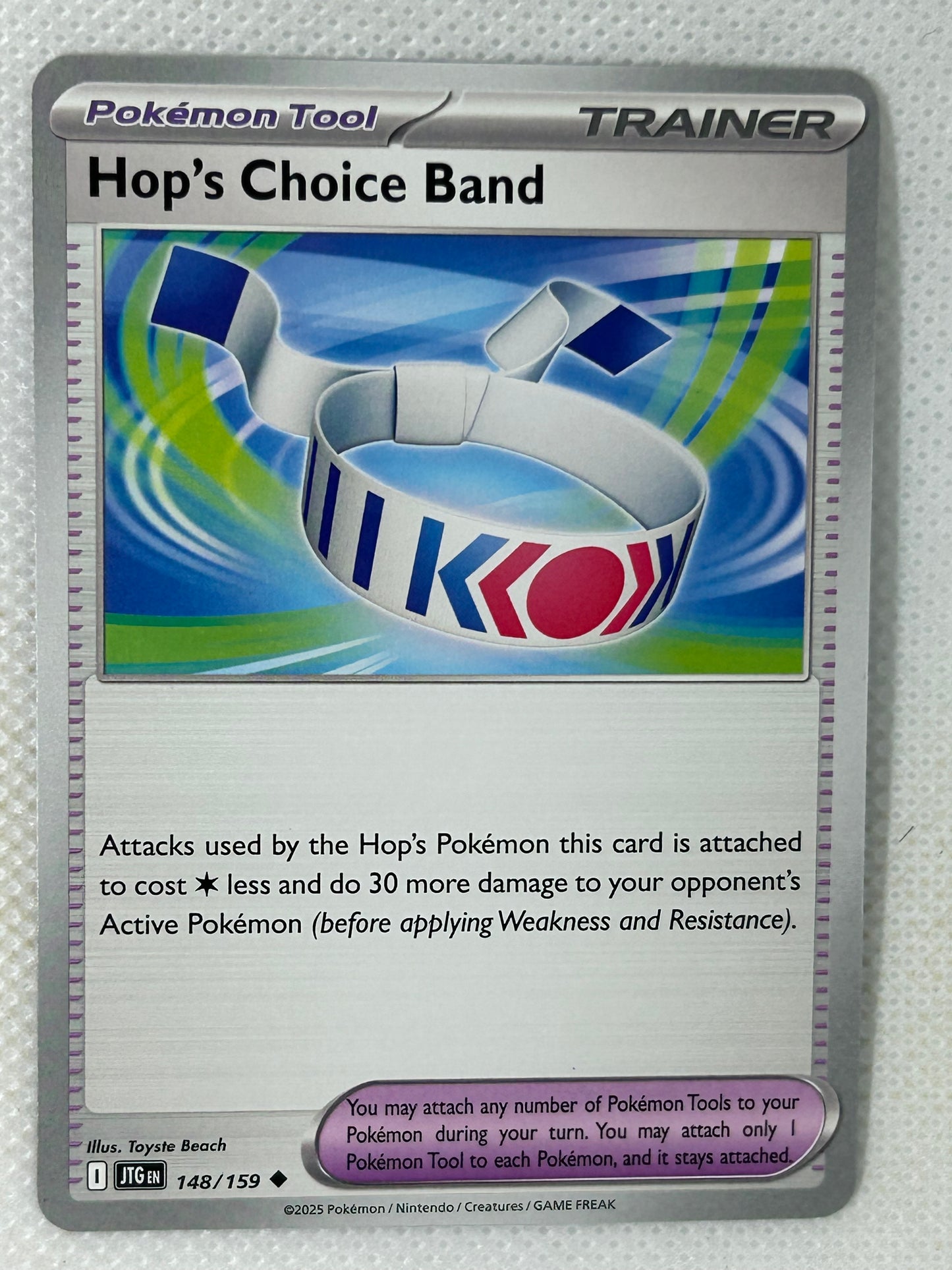 Pokémon Journey Together Common - Hop's Choice Band 148/159
