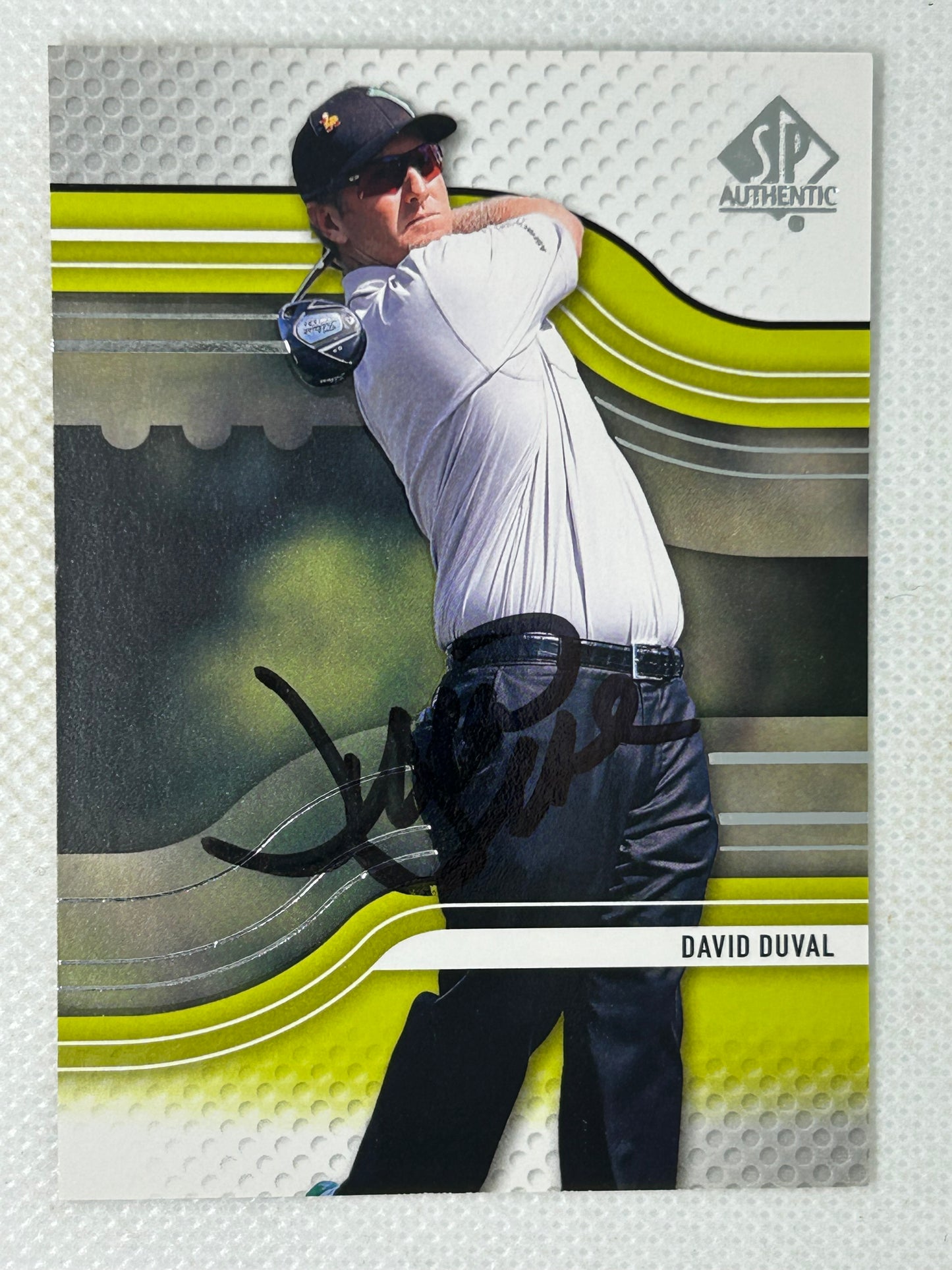 2012 SP Authentic #9 David Duval Signed Card