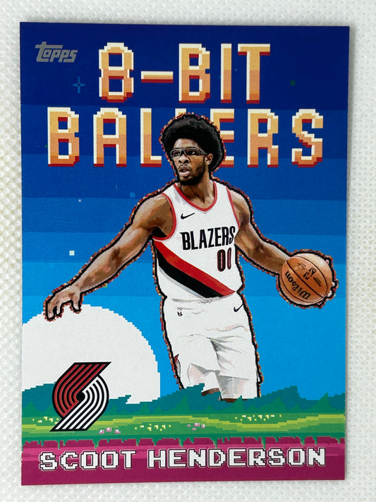 2025-26 Topps Basketball 8-Bit Ballers Scoot Henderson #8B-14 Portland Trailblazers