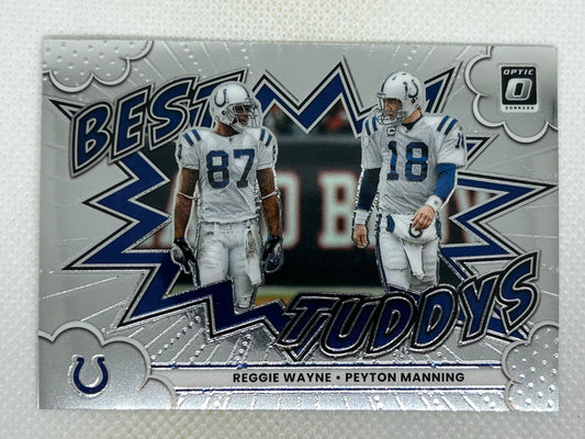 2025 Panini Optic #19 Best Tuddys Peyton Manning Reggie Wayne Indianapolis Colts