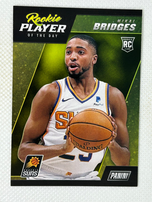 2018-19 Panini Player of the Day Rookies #R12 Mikal Bridges Phoenix Suns