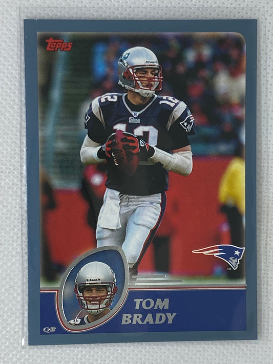 2003 Topps Tom Brady #258 New England Patriots