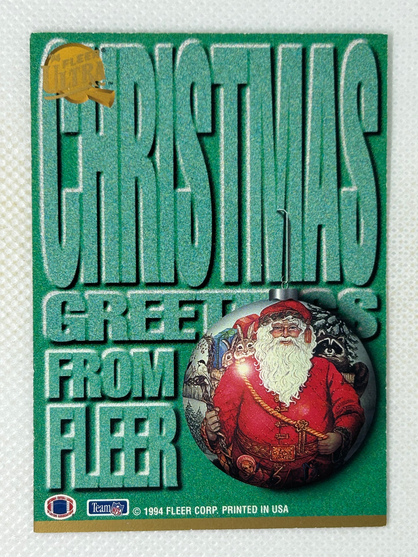 1994 Fleer Ultra #NNO Christmas Greetings Santa Claus