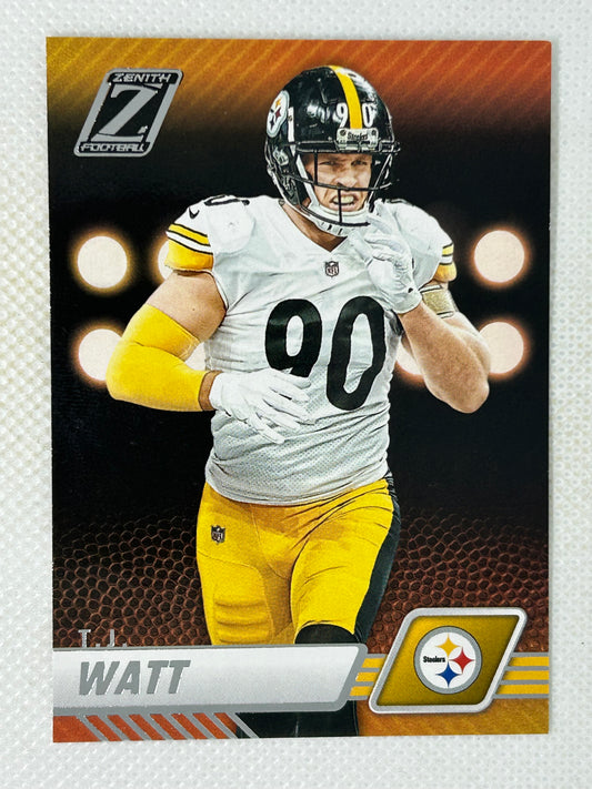 2023 Panini Zenith T.J. Watt #87 Pittsburgh Steelers