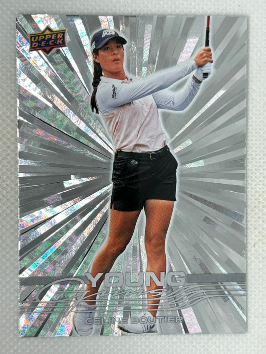 2026 Upper Deck Golf Young Guns Silver Outburst Celine Boutier #112