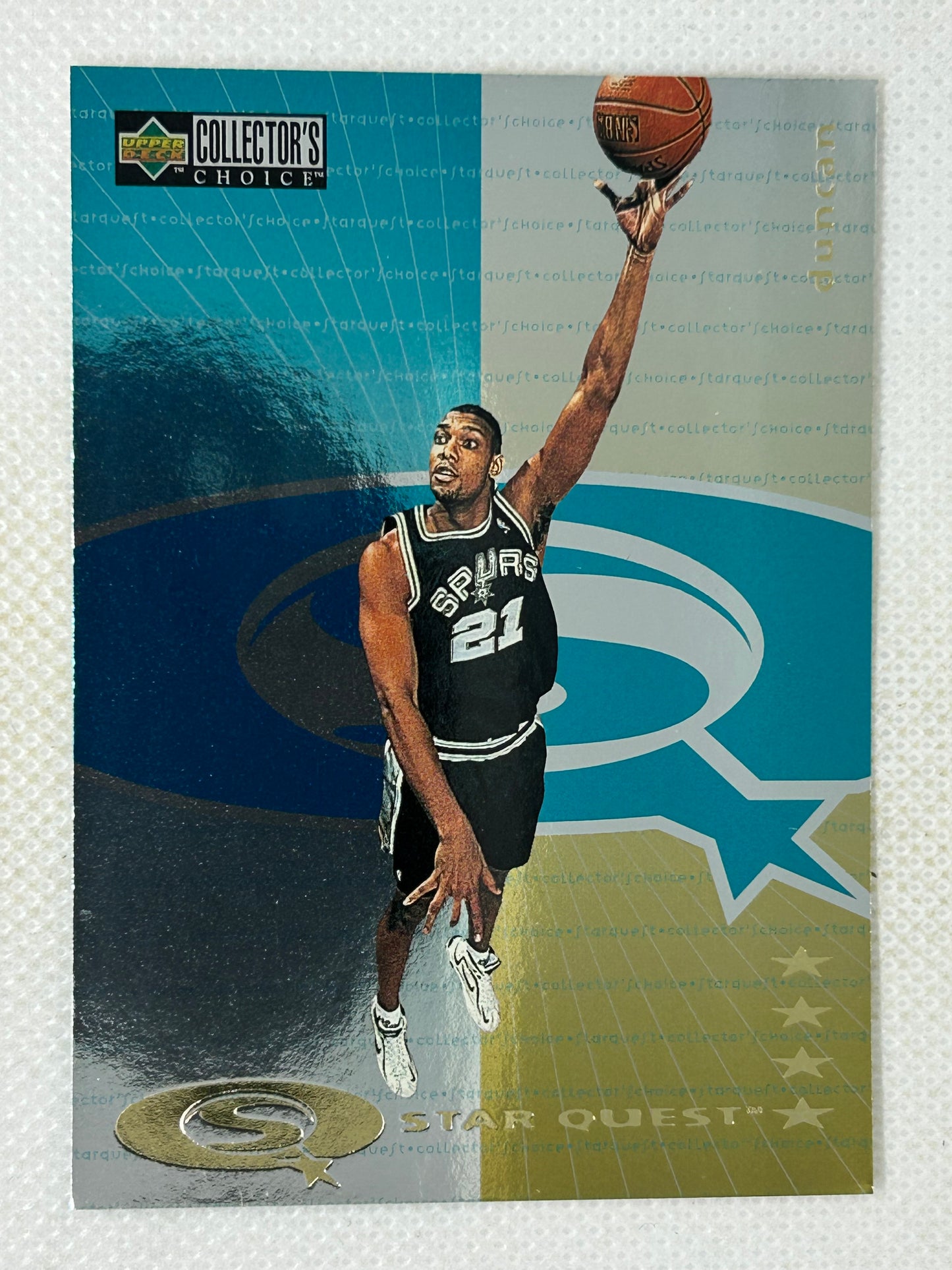 1997-98 Upper Deck Collectors Choice Rookie Starquest #SQ172 Tim Duncan San Antonio Spurs