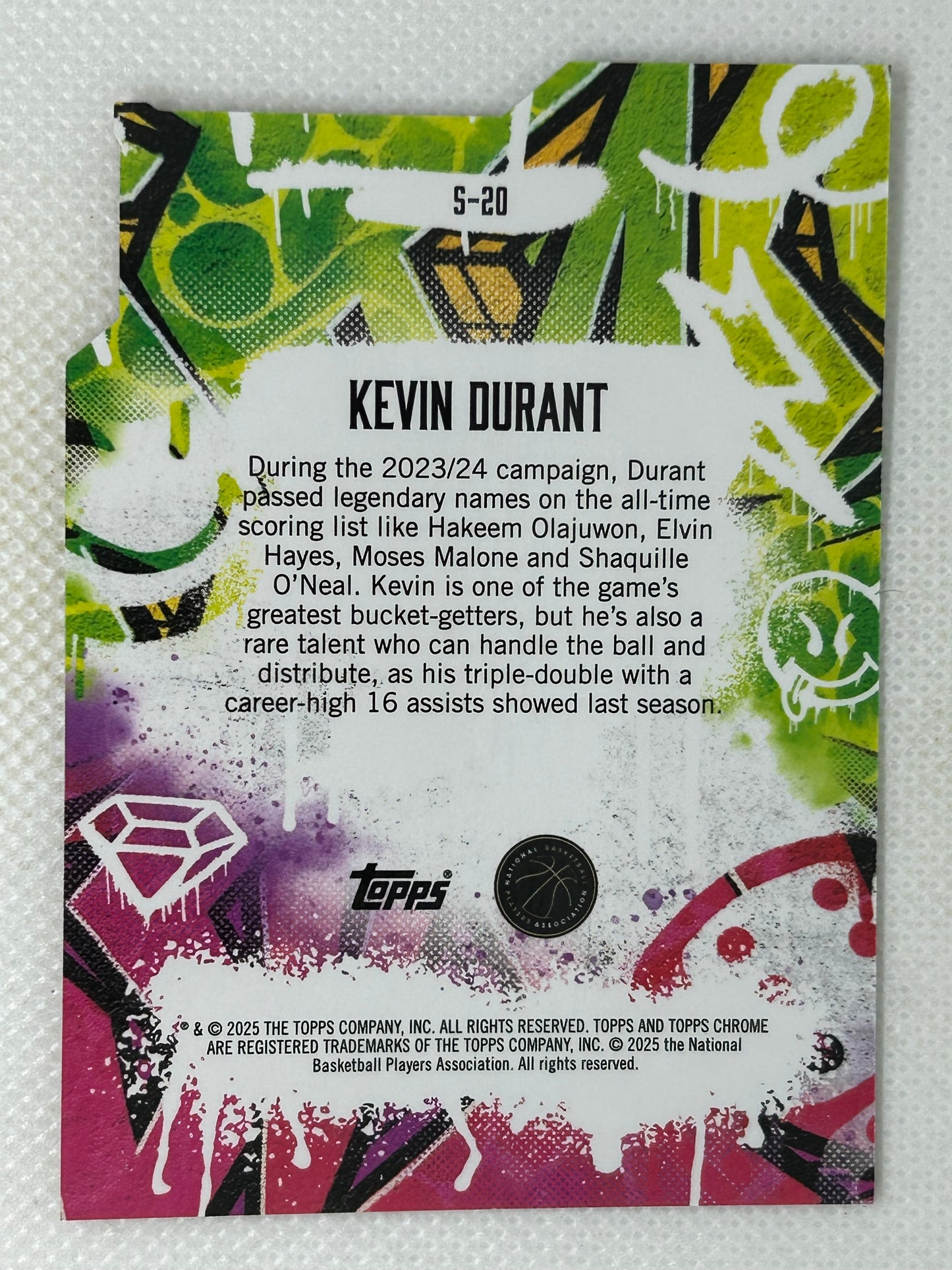 2024-25 Topps Finest Showstoppers Purple X-Fractor /125 Kevin Durant #S-20 Phoenix Suns