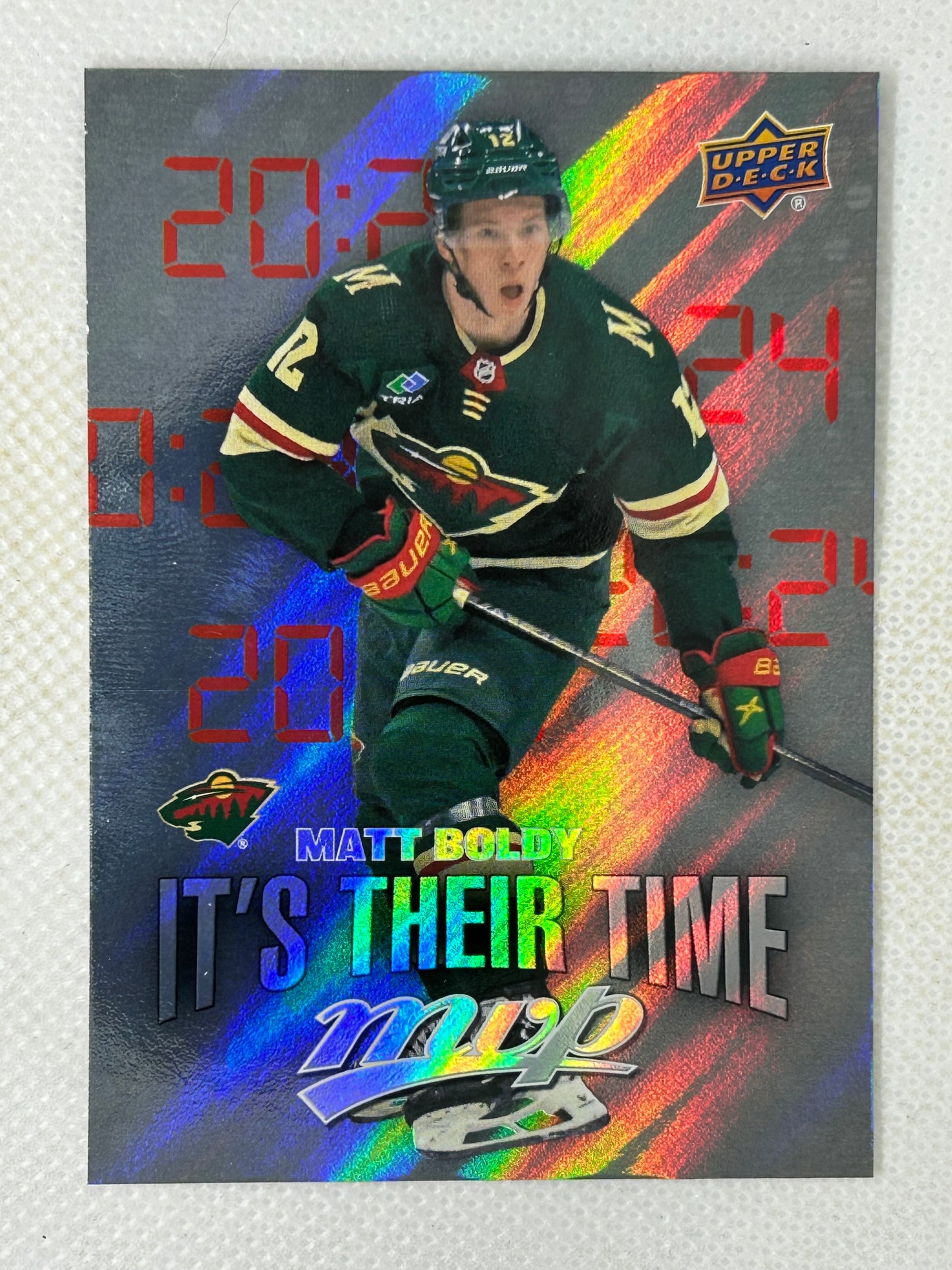 2024-25 Upper Deck MVP - It's Their Time Matt Boldy #IT-21 Minnesota Wild