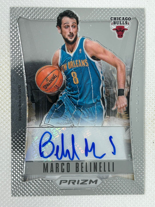 2012-13 Panini Prizm Autographs #28 Marco Belinelli Chicago Bulls