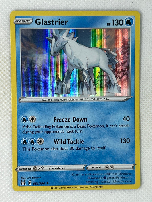 Pokémon Lost Origin Glastrier 051/196 Holo Rare