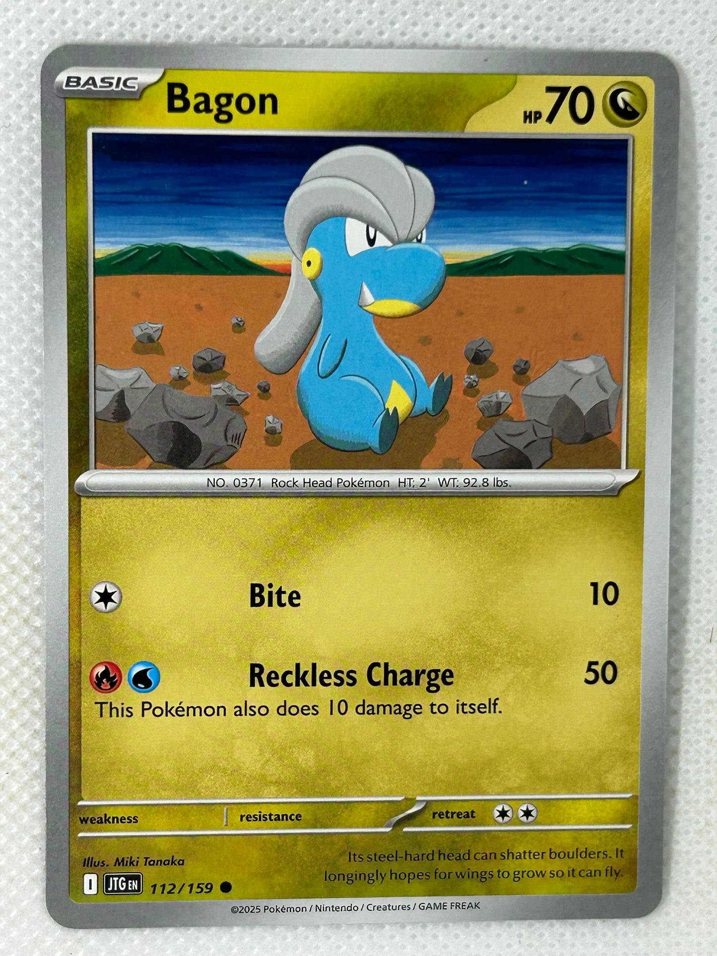 Pokémon Journey Together Common - Bagon 112/159