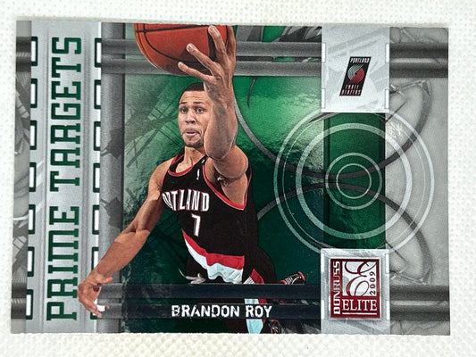 2009-10 Panini Donruss Elite Prime Targets Green #9 Brandon Roy Portland Trail Blazers