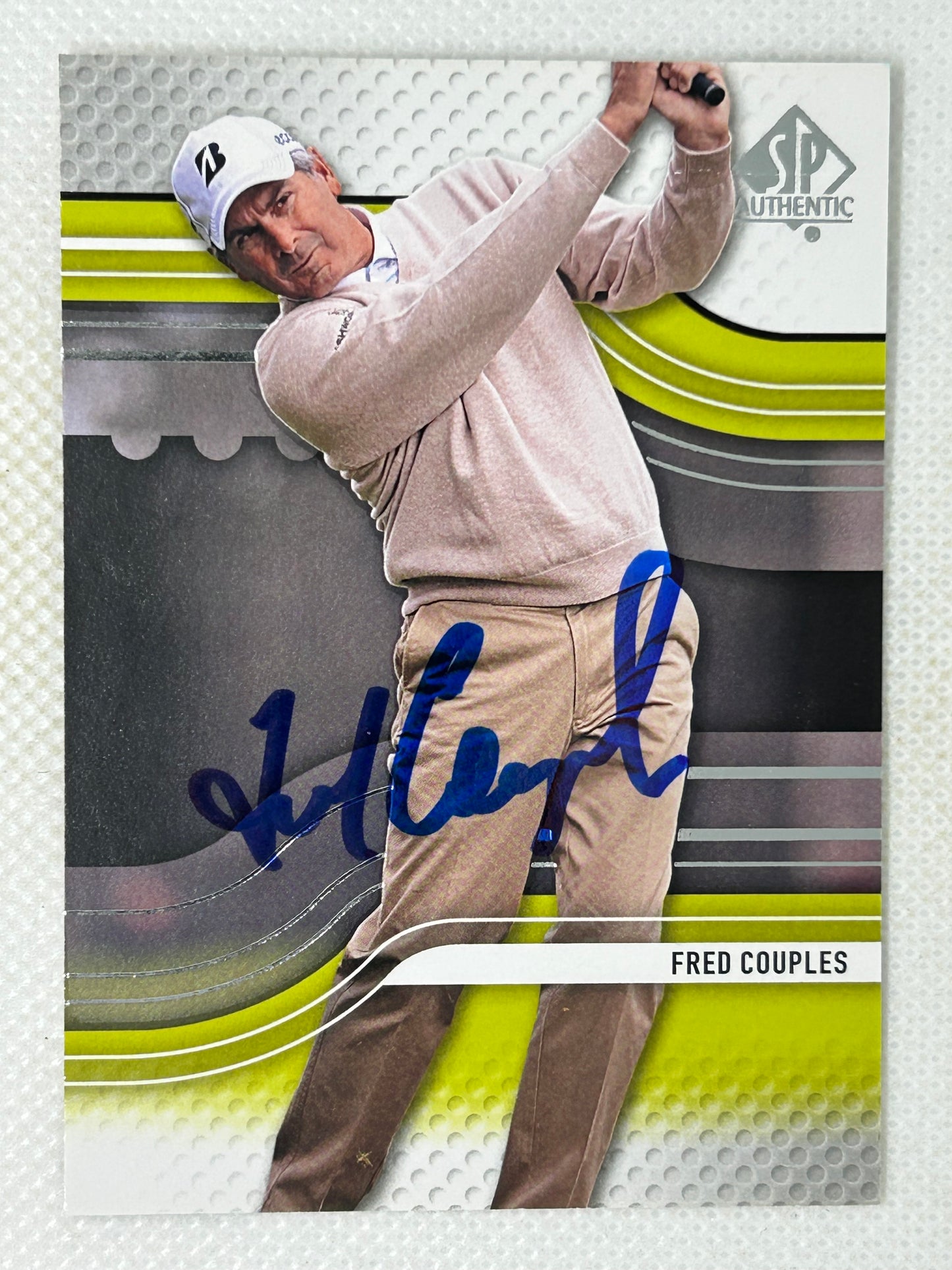 2012 Upper Deck SP Authentic #6 Fred Couples Signed Card