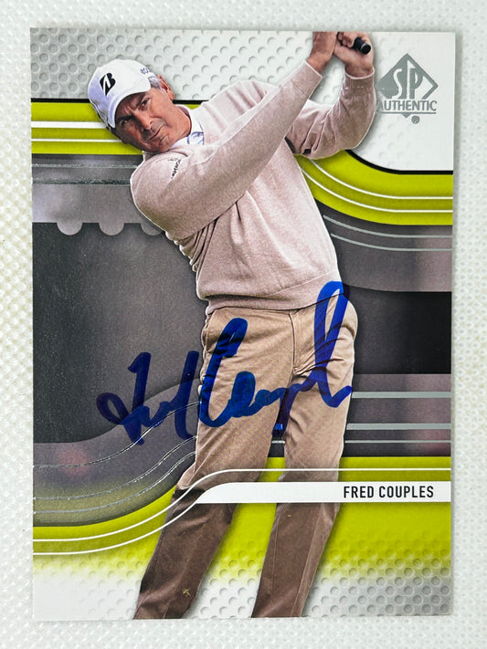 2012 Upper Deck SP Authentic #6 Fred Couples Signed Card