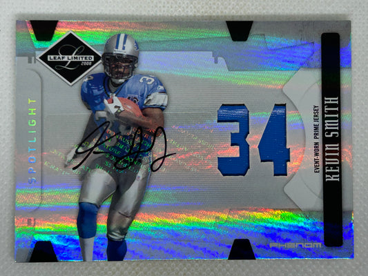 2008 Leaf Limited Phenoms Spotlight Silver Rookie /49 Kevin Smith #326 Detroit Lions