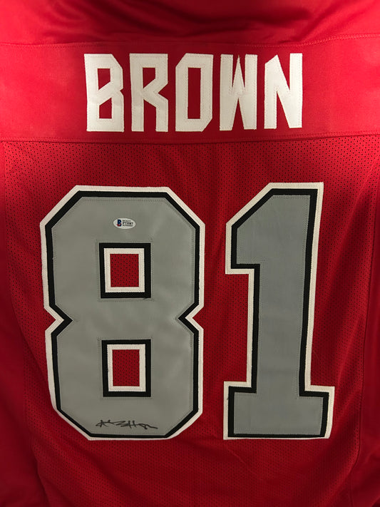 Antonio Brown Autographed/Signed Jersey Beckett COA Tampa Bay Buccaneers