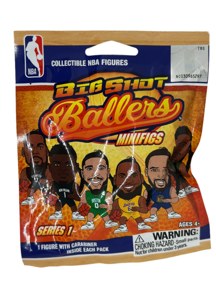 NBA Big Shot Ballers Minifigs Key Chain Series 1 Collectible Figurine Mystery Pack