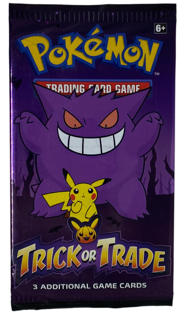 Pokemon Trick Or Trade Booster Pack Halloween 3 Card Pack 2022