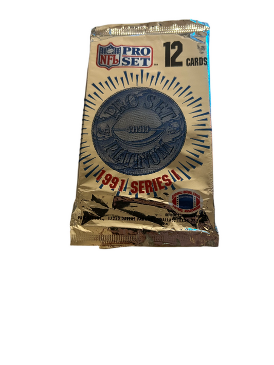 1991 Pro Set Platinum Football Series 1 Sealed Pack