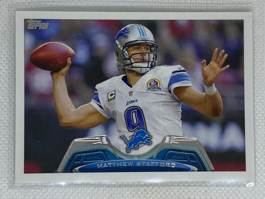 2013 Topps Football Card #268 Matthew Stafford Detroit Lions