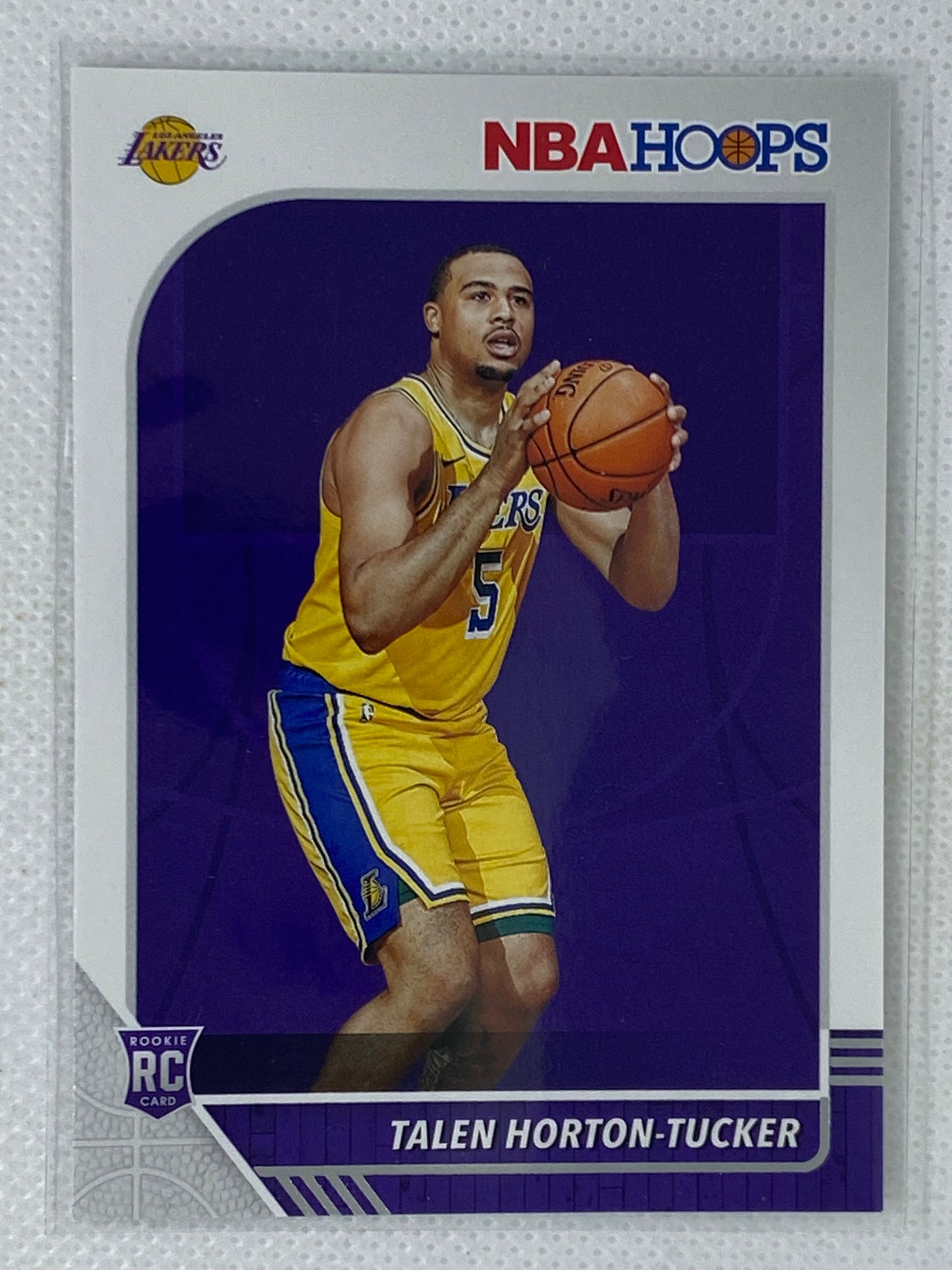 2019-20 Panini NBA Hoops Talen Horton-Tucker Rookie RC #248, Los Angeles Lakers