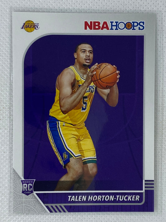 2019-20 Panini NBA Hoops Talen Horton-Tucker Rookie RC #248, Los Angeles Lakers