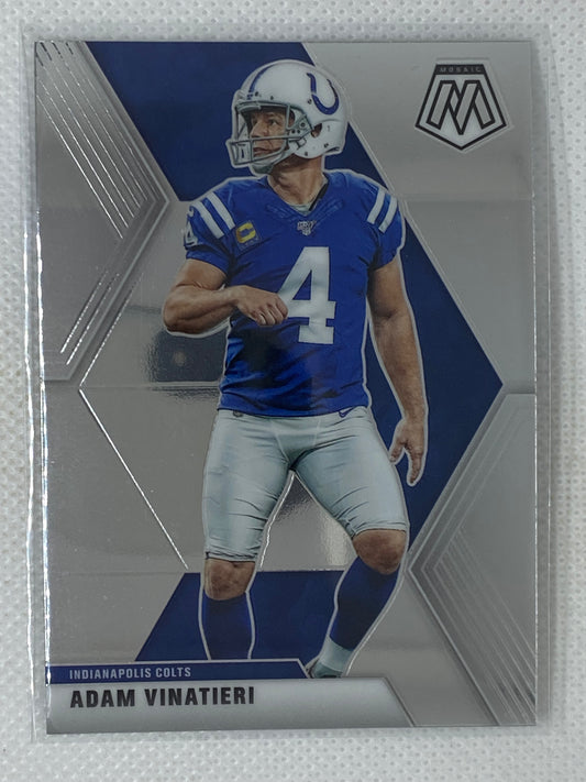 2020 Panini Mosaic Football #95 Adam Vinatieri Indianapolis Colts