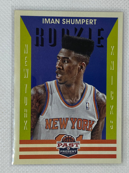 2012-13 Panini Past and Present Knicks Basketball Card #244 Iman Shumpert Rookie
