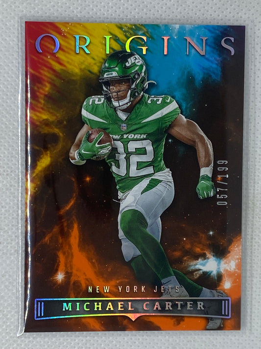 2022 Panini Origins #86 Michael Carter New York Jets /199