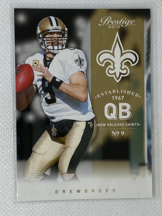 2012 Panini Prestige #114 Drew Brees New Orleans Saints