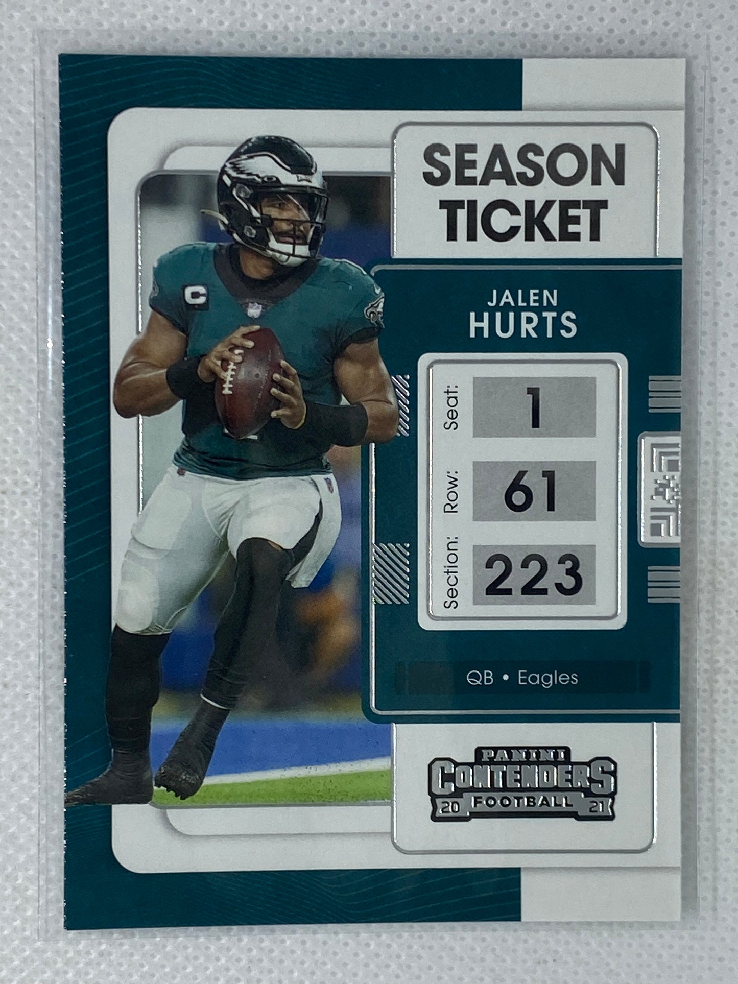 2021 Panini Contenders Season Ticket Jalen Hurts #79 Philadelphia Eagles