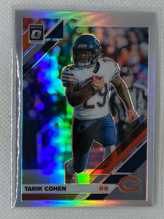 2019 Panini Donruss Optic Tarik Cohen Silver Prizm SP Chicago Bears