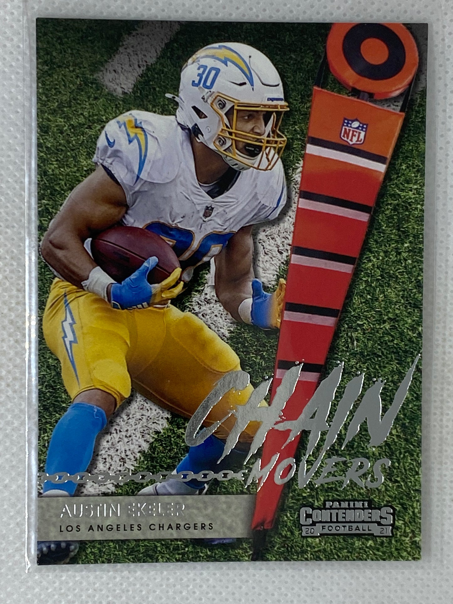 2021 Panini Contenders Football Chain Movers #CM-AEK Austin Ekeler Los Angeles Chargers