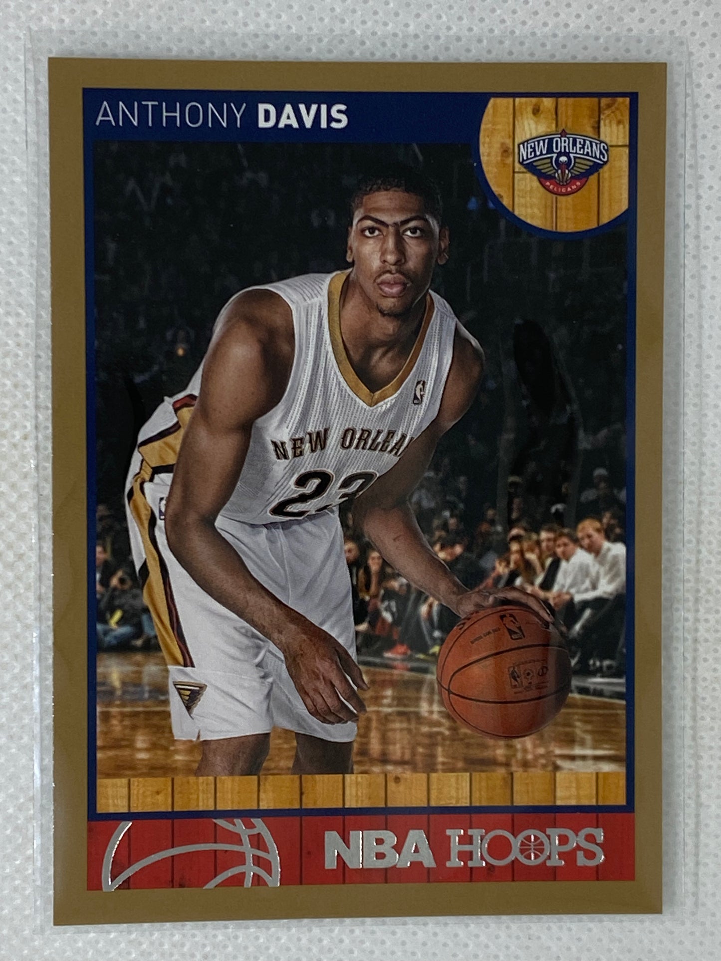2013-14 Hoops Gold #157 Anthony Davis New Orleans Pelicans