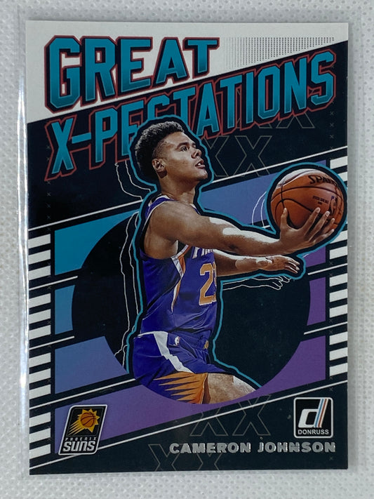 2019-20 Panini Donruss Cameron Johnson Great Expectations #5 Phoenix Suns