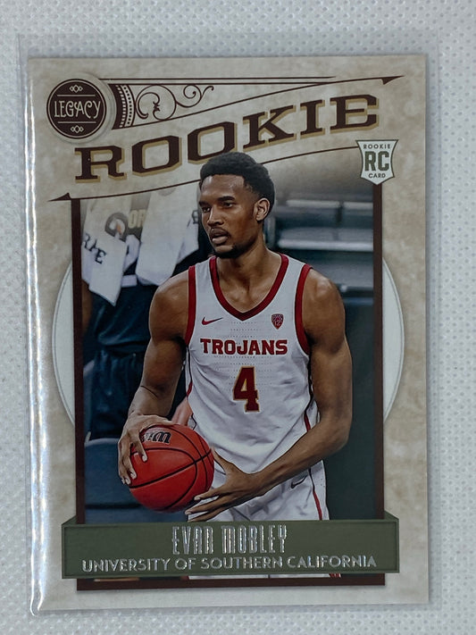 2021-22 Panini Chronicles Draft Picks #336 Evan Mobley RC Legacy Rookie