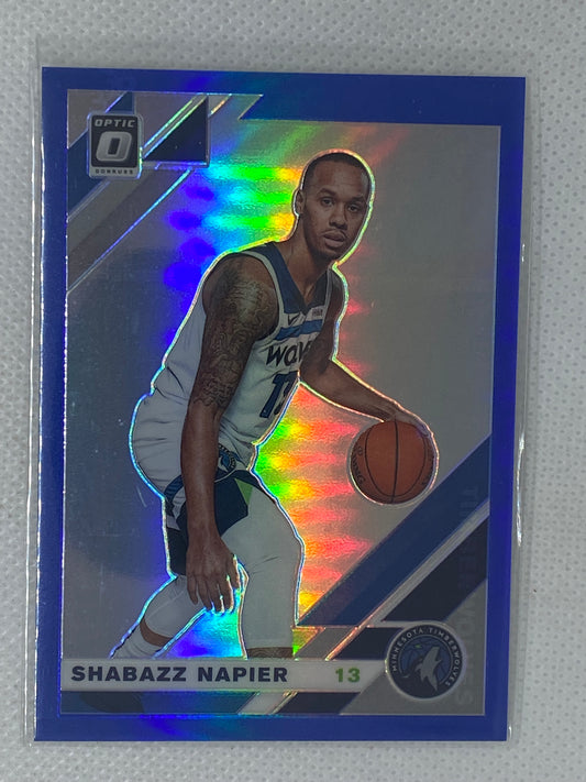 2019-20 Panini Donruss Optic Blue Prizm /59 Shabazz Napier #141